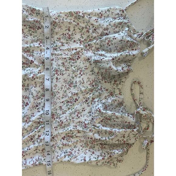 Shein Floral Tie Straps Summer‎ Dress Size M - Picture 8 of 9